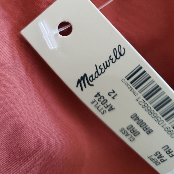Madewell Museum Patch pocket mini skirt wool size 12 New - Picture 8 of 10